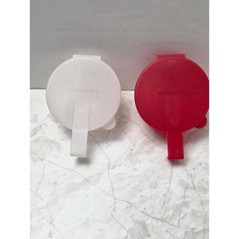 Two Tupperware 5105 Forget Me Not Onion Tomato Citrus Fruit Keeper